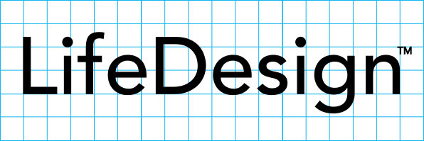 life design logo blue